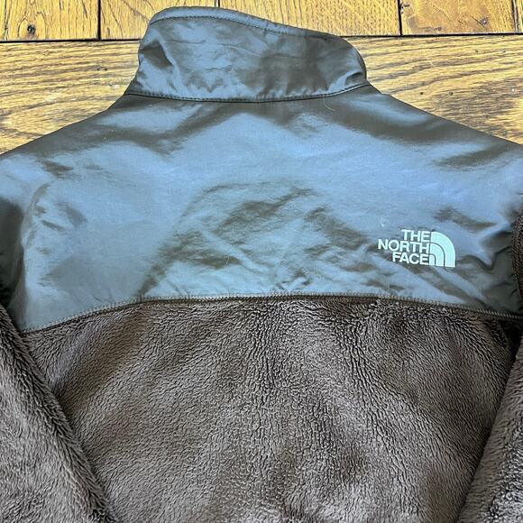 The North Face Girls Fleece Jacket Brown Large Full Zip - Picture 4 of 8